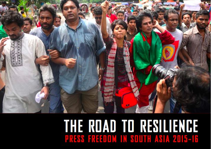 The Road to Resilience: Press Freedom in South Asia 2015-16 report released